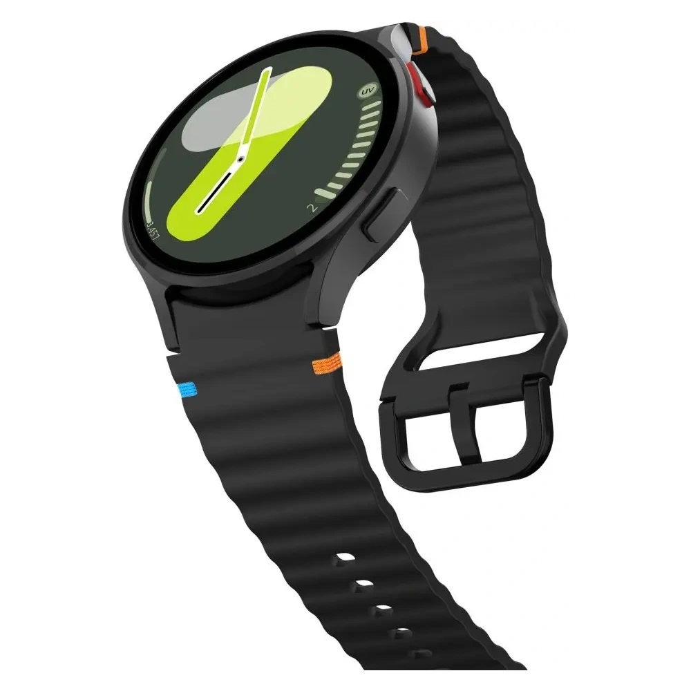 Hurtownia GSM - Pasek Tech-Protect szilikon sport Samsung Galaxy Watch 4/5/5 Pro/6/7/FE fekete - THP3050 - {ean13} - Hurt