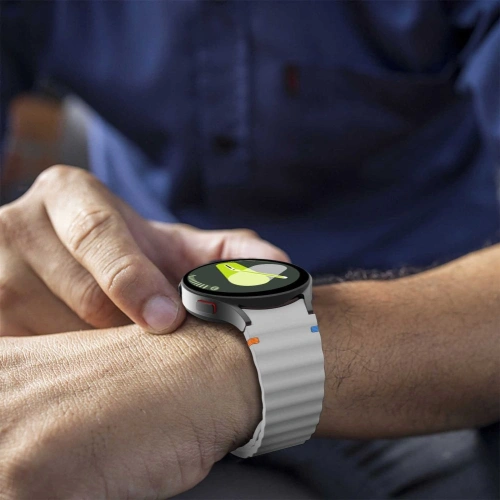 Pasek Tech-Protect Silicone Sport Samsung Galaxy Watch 4/5/5 Pro/6/7/FE Starlight