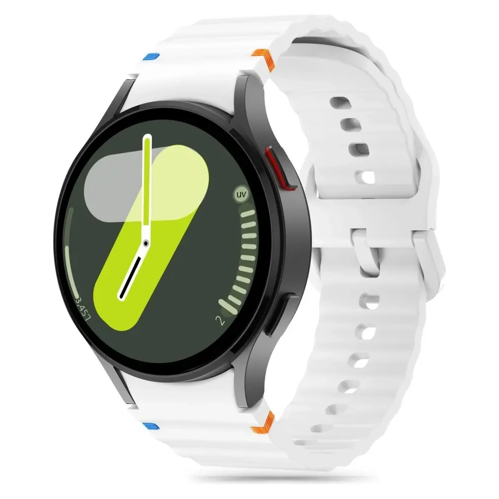 Hurtownia GSM - Uhrenarmband Tech-Protect Silikon Sport Samsung Galaxy Watch 4/5/5 Pro/6/7/FE Weiß - THP3052 - {ean13} - Hurt
