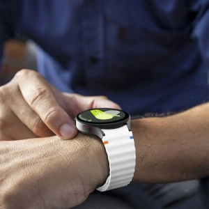 Wholesale Tech-Protect Silicone Sport Strap for Samsung Galaxy Watch 4/5/5 Pro/6/7/FE White - THP3052 - {ean13} - Hurt