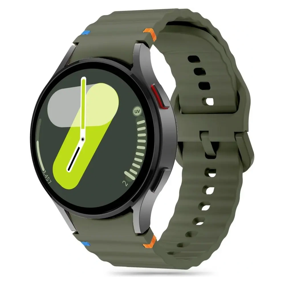 Wholesale Tech-Protect Silicone Sport Strap Samsung Galaxy Watch 4/5/5 Pro/6/7/FE Army Green - THP3054 - {ean13} - Hurt
