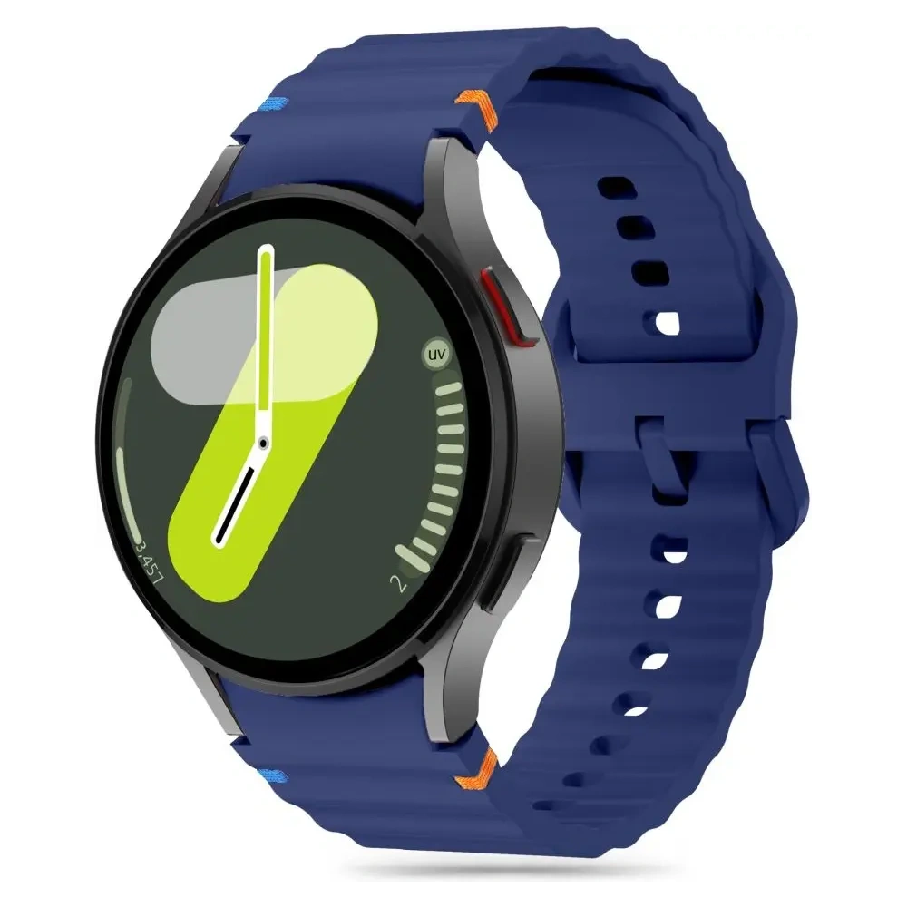 Wholesale Tech-Protect Silicone Sport Strap Samsung Galaxy Watch 4/5/5 Pro/6/7/FE Navy Blue - THP3055 - {ean13} - Hurt