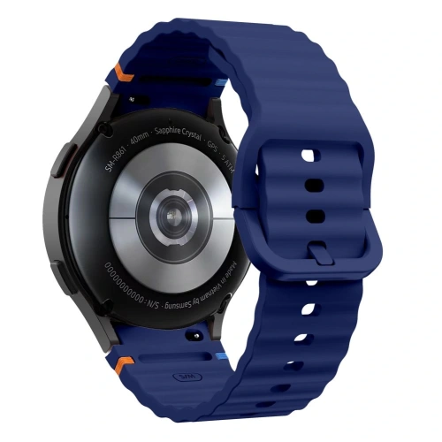Pasek Tech-Protect Silicone Sport Samsung Galaxy Watch 4/5/5 Pro/6/7/FE Navy Blue