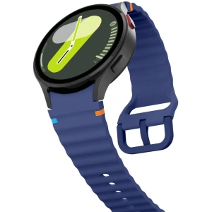 Hurtownia GSM - Pasek Tech-Protect Silikonový Sport Samsung Galaxy Watch 4/5/5 Pro/6/7/FE Námořnická modrá - THP3055 - {ean13} - Hurt