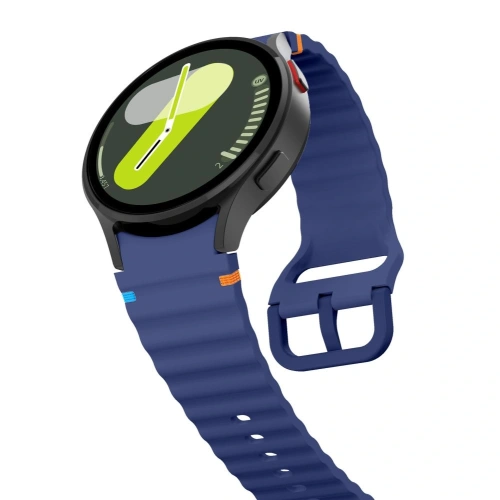 Pasek Tech-Protect Silicone Sport Samsung Galaxy Watch 4/5/5 Pro/6/7/FE Navy Blue