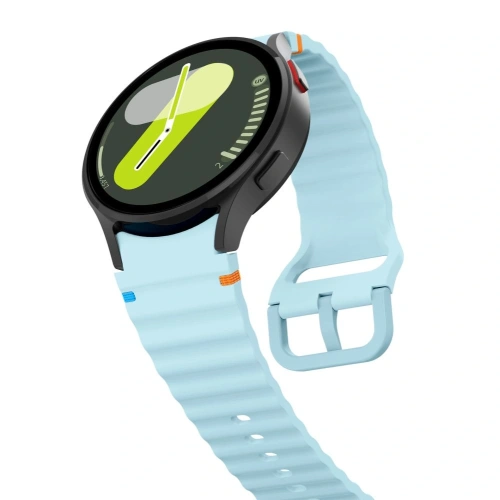 Pasek Tech-Protect Silicone Sport Samsung Galaxy Watch 4/5/5 Pro/6/7/FE Sky Blue