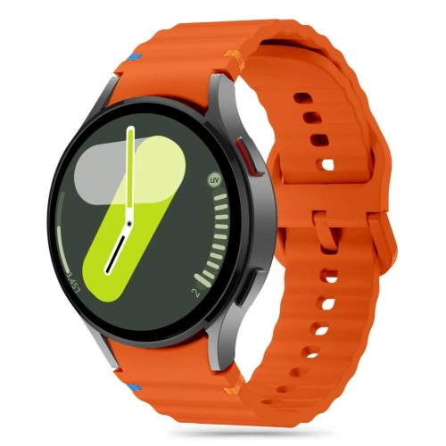 Pasek Tech-Protect Silicone Sport Samsung Galaxy Watch 4/5/5 Pro/6/7/FE Orange
