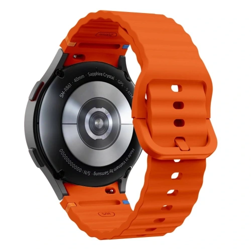 Pasek Tech-Protect Silicone Sport Samsung Galaxy Watch 4/5/5 Pro/6/7/FE Orange