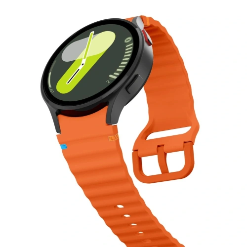 Pasek Tech-Protect Silicone Sport Samsung Galaxy Watch 4/5/5 Pro/6/7/FE Orange