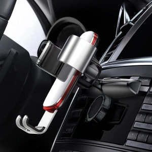 Gravity car mount Baseus Metal Age to CD slot Silver