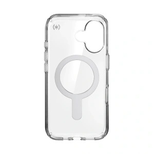 Hurtownia GSM - Etui Speck Presidio Perfect-Clear ClickLock & MagSafe Apple iPhone 16 (Čirý / Chrome povrch / Klidná stříbrná) - SPK616 - {ean13} - Hurt