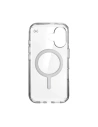 Hurtownia GSM - Etui Speck Presidio Perfect-Clear MagSafe Apple iPhone 16 (Átlátszó / Króm Bevonat / Nyugodt Ezüst) - SPK617 - {ean13} - Hurt