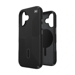 Hurtownia GSM - Etui Speck Presidio2 Grip ClickLock & MagSafe Apple iPhone 16 (Negru / Gri ardezie / Alb) - SPK619 - {ean13} - Hurt