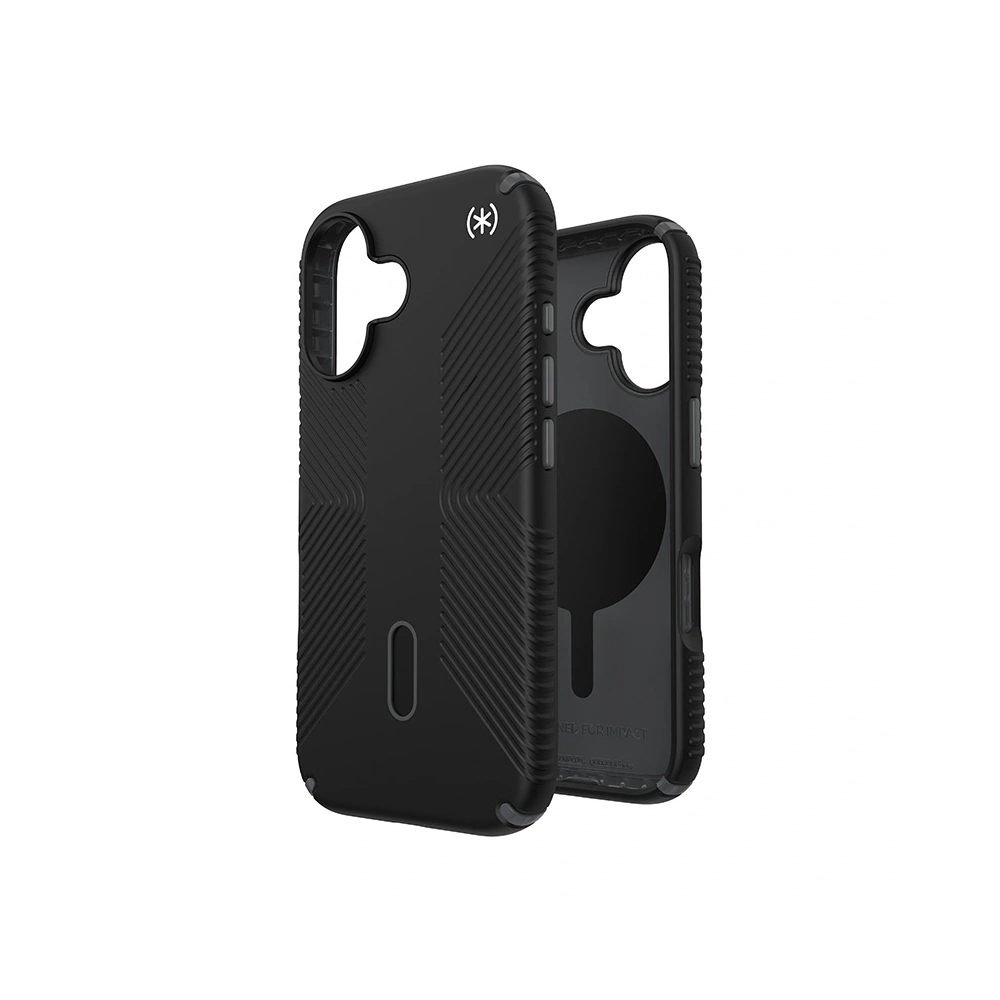Hurtownia GSM - Etui Speck Presidio2 Grip ClickLock & MagSafe Apple iPhone 16 (Negru / Gri ardezie / Alb) - SPK619 - {ean13} - Hurt