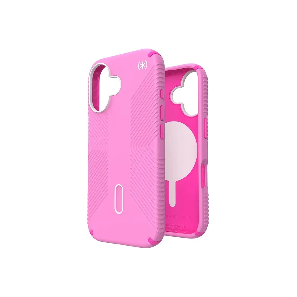 Hurtownia GSM - Etui Speck Presidio2 Grip ClickLock & MagSafe Apple iPhone 16 (Roz adevărat / Roz șocant / Alb) - SPK622 - {ean13} - Hurt