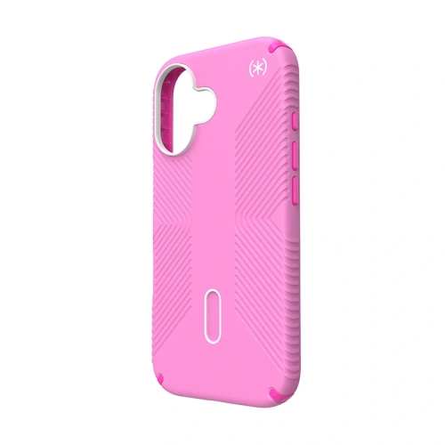 Etui Speck Presidio2 Grip ClickLock & MagSafe Apple iPhone 16 (True Pink / Shocking Pink / White) - iPhone 16 - Speck