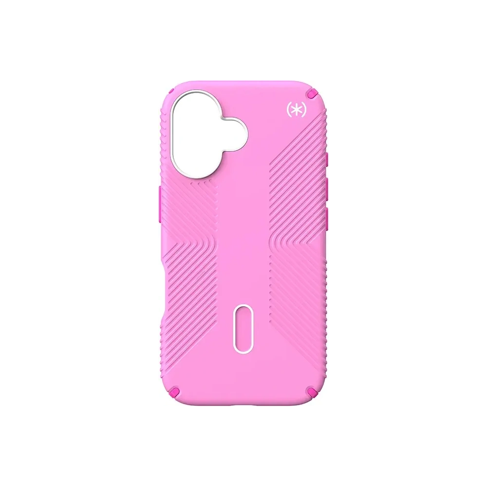 Hurtownia GSM - Etui Speck Presidio2 Grip ClickLock & MagSafe Apple iPhone 16 (True Pink / Shocking Pink / Bílá) - SPK622 - {ean13} - Hurt