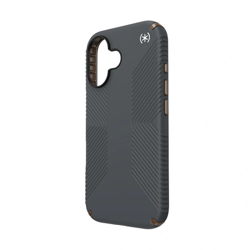 Etui Speck Presidio2 Grip Apple iPhone 16 (Charcoal Grey / Cool Bronze / White) - iPhone 16 - Speck