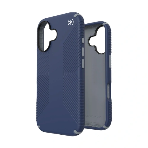 Etui Speck Presidio2 Grip Apple iPhone 16 (Coastal Blue / Dust Grey / White) - iPhone 16 - Speck