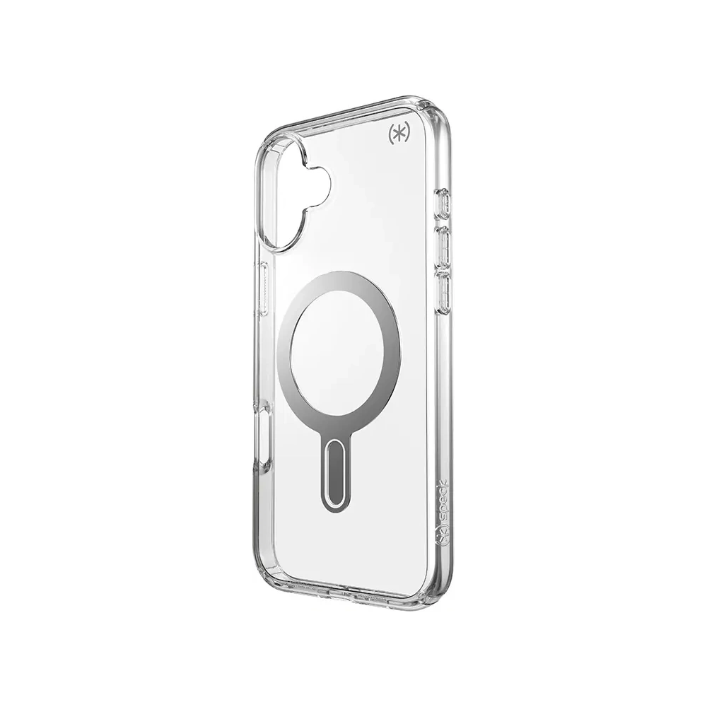 Wholesale Case Speck Presidio Perfect-Clear ClickLock & MagSafe Apple iPhone 16 Plus (Clear / Chrome Finish / Serene Silver) - SPK633 - {ean13} - Hurt