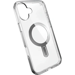 Hurtownia GSM - Etui Speck Presidio Perfect-Clear ClickLock & MagSafe Apple iPhone 16 Plus (Průhledné / Chromové provedení / Klidná stříbrná) - SPK633 - {ean13} - Hurt