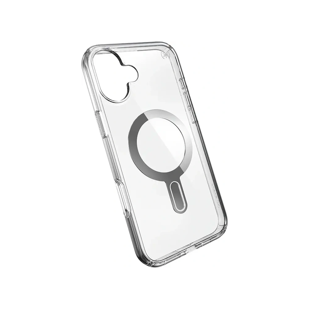Wholesale Case Speck Presidio Perfect-Clear ClickLock & MagSafe Apple iPhone 16 Plus (Clear / Chrome Finish / Serene Silver) - SPK633 - {ean13} - Hurt