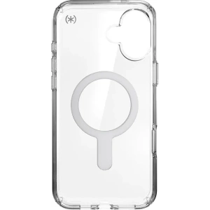Hurtownia GSM - Etui Speck Presidio Perfect-Clear ClickLock & MagSafe Apple iPhone 16 Plus (Průhledné / Chromové provedení / Klidná stříbrná) - SPK633 - {ean13} - Hurt
