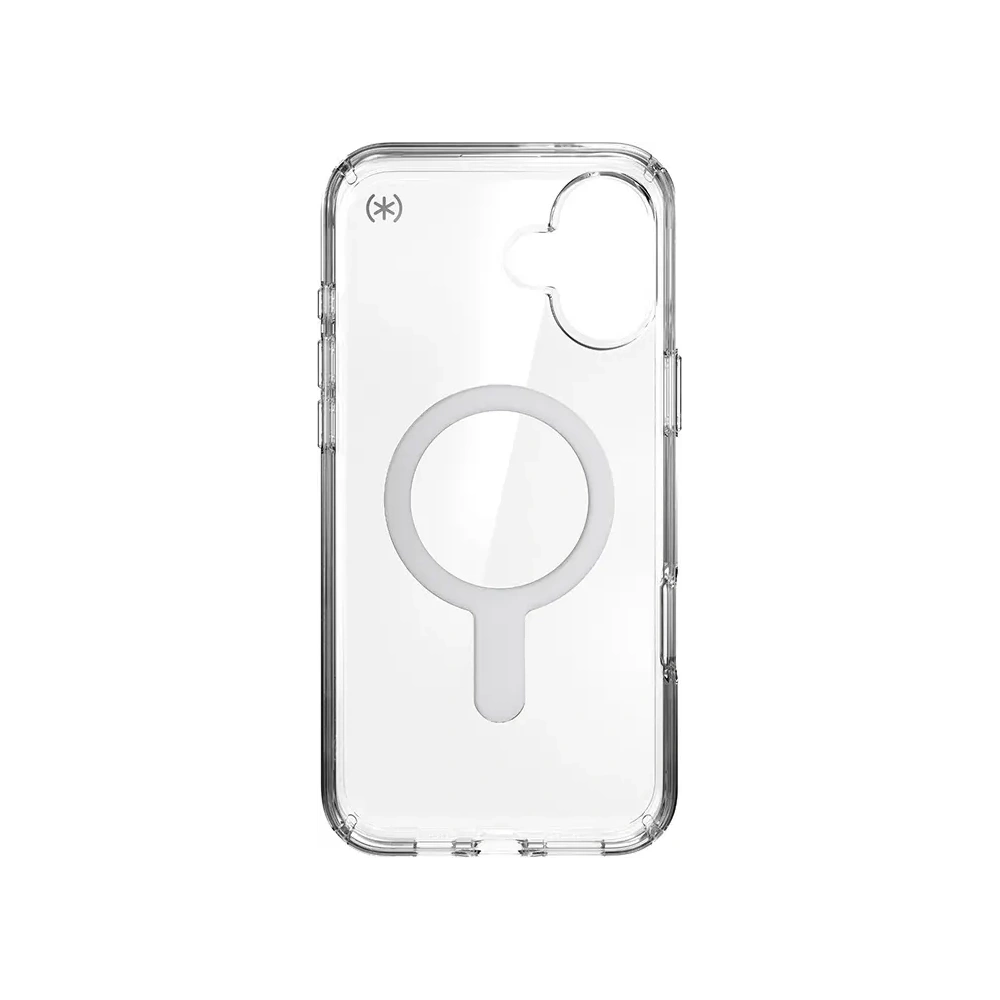 Wholesale Case Speck Presidio Perfect-Clear ClickLock & MagSafe Apple iPhone 16 Plus (Clear / Chrome Finish / Serene Silver) - SPK633 - {ean13} - Hurt