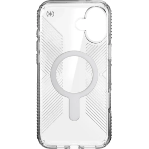 Hurtownia GSM - Etui Speck Presidio Perfect-Clear Grip ClickLock & MagSafe Apple iPhone 16 Plus (Průhledné / Chromové provedení / Klidné stříbro) - SPK635 - {ean13} - Hurt