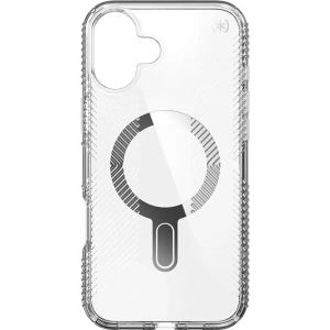 Hurtownia GSM - Etui Speck Presidio Perfect-Clear Grip ClickLock & MagSafe Apple iPhone 16 Plus (Průhledné / Chromové provedení / Klidné stříbro) - SPK635 - {ean13} - Hurt