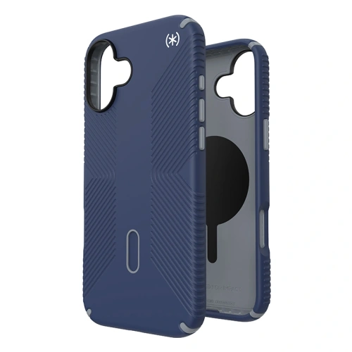 Etui Speck Presidio2 Grip ClickLock & MagSafe Apple iPhone 16 Plus (Coastal Blue / Dust Grey / White) - iPhone 16 Plus - Speck