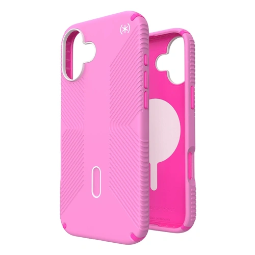 Etui Speck Presidio2 Grip ClickLock & MagSafe Apple iPhone 16 Plus (True Pink / Shocking Pink / White) - iPhone 16 Plus - Speck