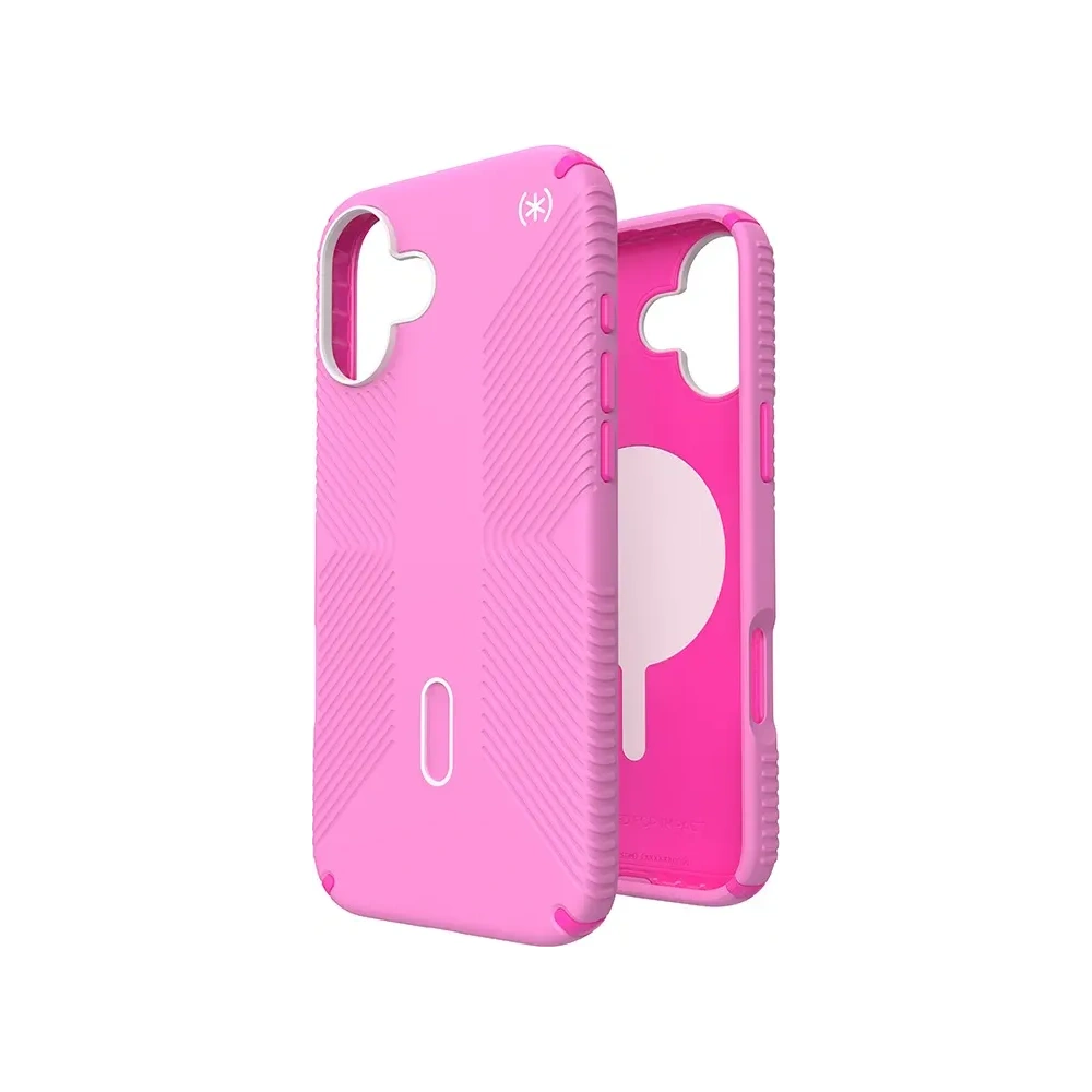Hurtownia GSM - Etui Speck Presidio2 Grip ClickLock & MagSafe Apple iPhone 16 Plus (Igazi rózsaszín / Sokkoló rózsaszín / Fehér) - SPK639 - {ean13} - Hurt