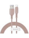 Kabel Lightning USB Baseus Colourful 1.2m 2.4A (różowy)