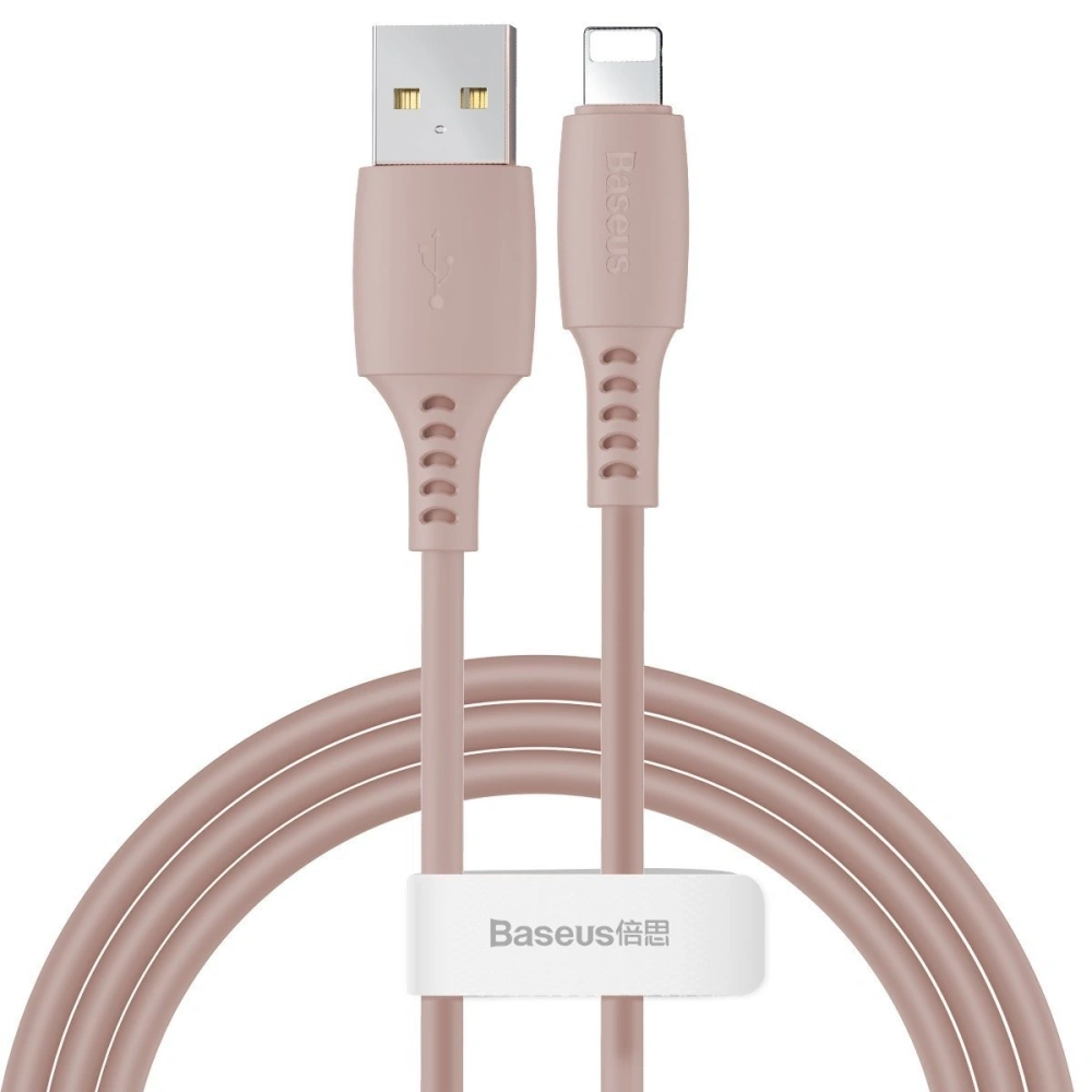 Hurtownia GSM - Kabel Lightning USB Baseus Colourful 1.2m 2.4A (różowy) - BSU893PNK - {ean13} - Hurt