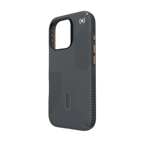 Etui Speck Presidio2 Grip ClickLock & MagSafe Apple iPhone 16 Pro (Charcoal Grey / Cool Bronze / White) - iPhone 16 Pro - Speck