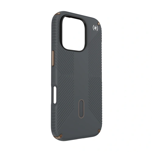Etui Speck Presidio2 Grip ClickLock & MagSafe Apple iPhone 16 Pro (Charcoal Grey / Cool Bronze / White) - iPhone 16 Pro - Speck