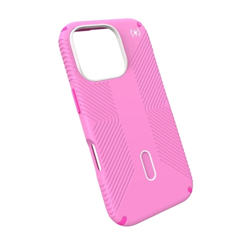 Etui Speck Presidio2 Grip ClickLock & MagSafe Apple iPhone 16 Pro (True Pink / Shocking Pink / White) - iPhone 16 Pro - Speck