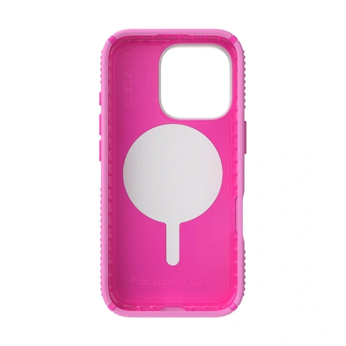 Etui Speck Presidio2 Grip ClickLock & MagSafe Apple iPhone 16 Pro (True Pink / Shocking Pink / White) - iPhone 16 Pro - Speck