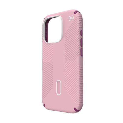Etui Speck Presidio2 Grip ClickLock & MagSafe Apple iPhone 16 Pro (Wednesday Pink / Boysenberry Purple / White) - iPhone 16 Pro - Speck