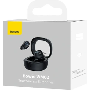 Wholesale Wireless in-ear TWS headphones Baseus Bowie WM02 (black) - BSU4927 - {ean13} - Hurt