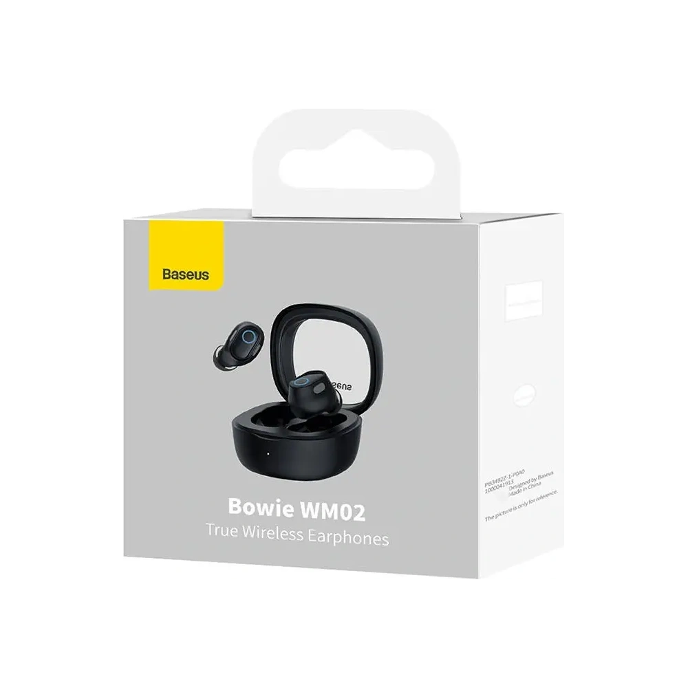 Wholesale Wireless in-ear TWS headphones Baseus Bowie WM02 (black) - BSU4927 - {ean13} - Hurt