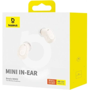 Wholesale Wireless in-ear TWS headphones Baseus Bowie WM02 (white) OS - BSU4928 - {ean13} - Hurt