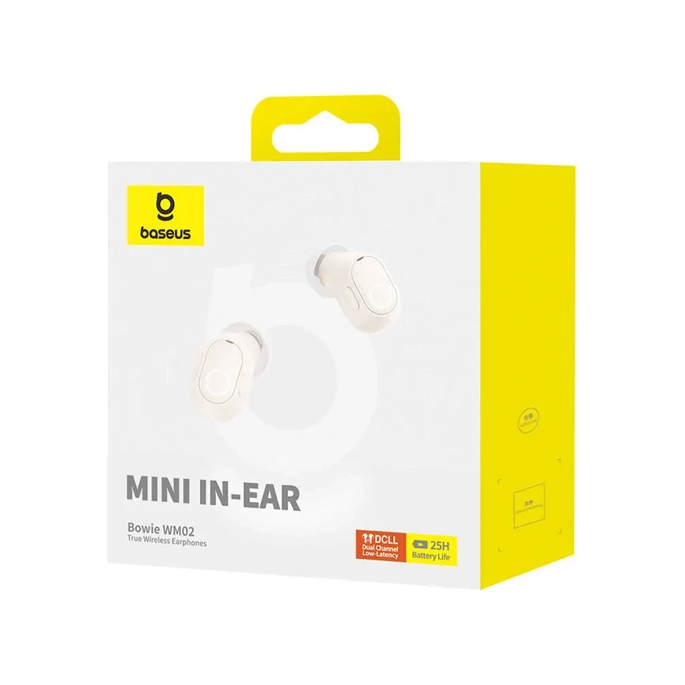 Wholesale Wireless in-ear TWS headphones Baseus Bowie WM02 (white) OS - BSU4928 - {ean13} - Hurt