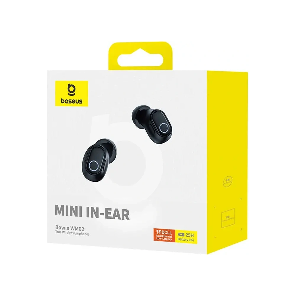 Hurtownia GSM - Kabellose In-Ear Ohrhörer TWS Baseus Bowie WM02 (schwarz) OS - BSU4929 - {ean13} - Hurt