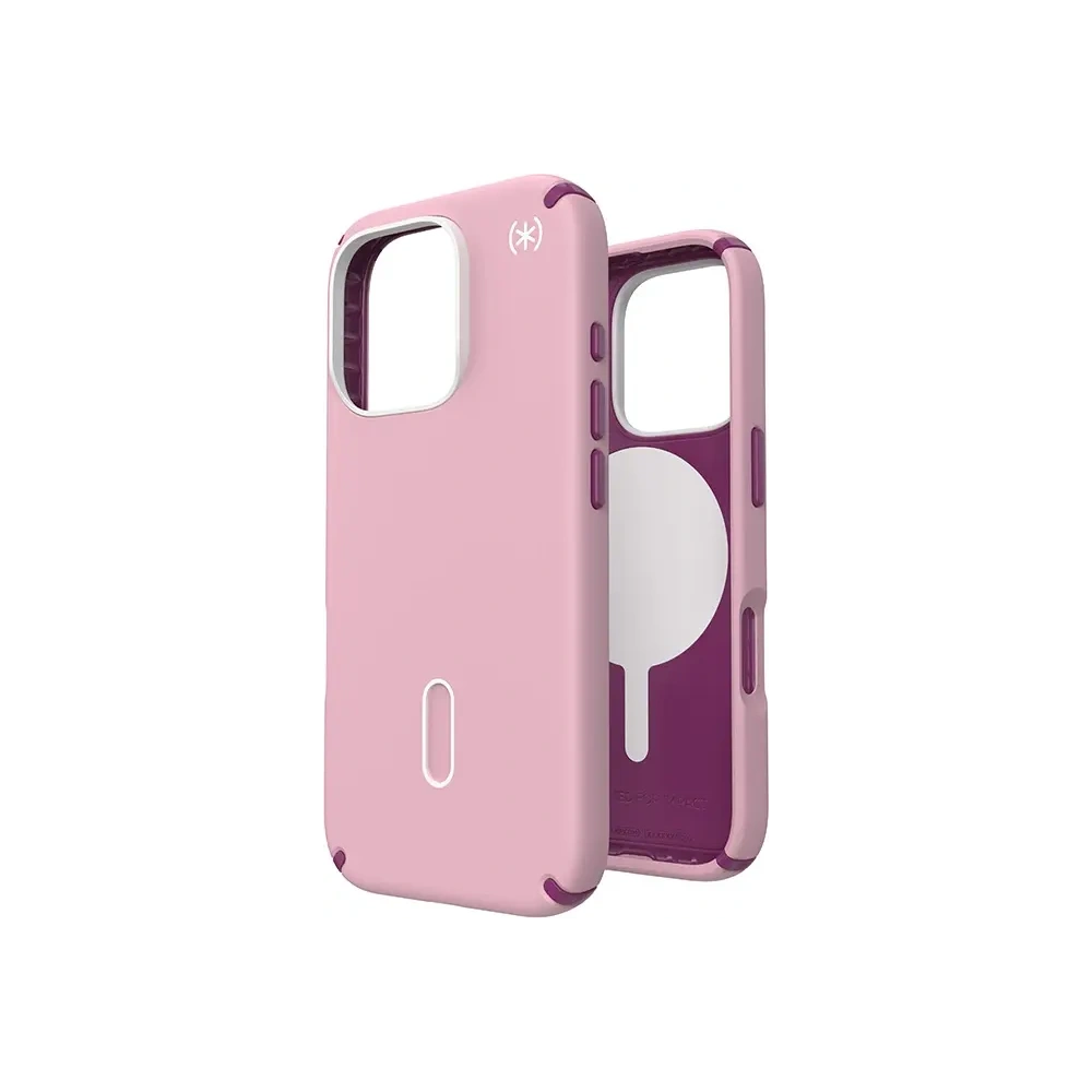 Hurtownia GSM - Etui Speck Presidio2 Pro ClickLock & MagSafe Apple iPhone 16 Pro (Wednesday Pink / Boysenberry Purple / White) - SPK666 - {ean13} - Hurt