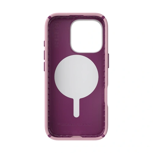 Etui Speck Presidio2 Pro ClickLock & MagSafe Apple iPhone 16 Pro (Wednesday Pink / Boysenberry Purple / White) - iPhone 16 Pro - Speck