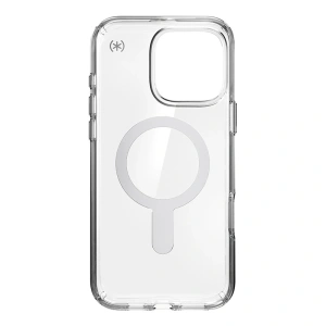 Hurtownia GSM - Etui Speck Presidio Perfect-Clear ClickLock & MagSafe Apple iPhone 16 Pro Max (Průhledné / Chromové provedení / Klidné stříbro) - SPK668 - {ean13} - Hurt