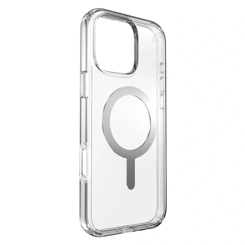 Etui Speck Presidio Perfect-Clear MagSafe Apple iPhone 16 Pro Max (Clear / Chrome Finish / Serene Silver) - iPhone 16 Pro Max - Speck
