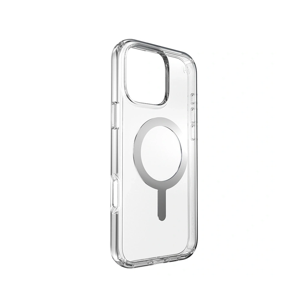 Hurtownia GSM - Etui Speck Presidio Perfect-Clear MagSafe Apple iPhone 16 Pro Max (Átlátszó / Króm Fényes / Béke Ezüst) - SPK669 - {ean13} - Hurt